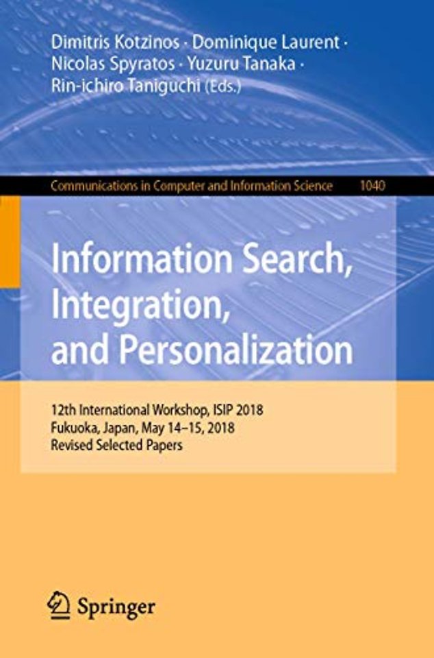 Information Search, Integration, and Personalization