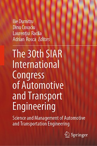 The 30th SIAR International Congress of Automotive and Transport Engineering
