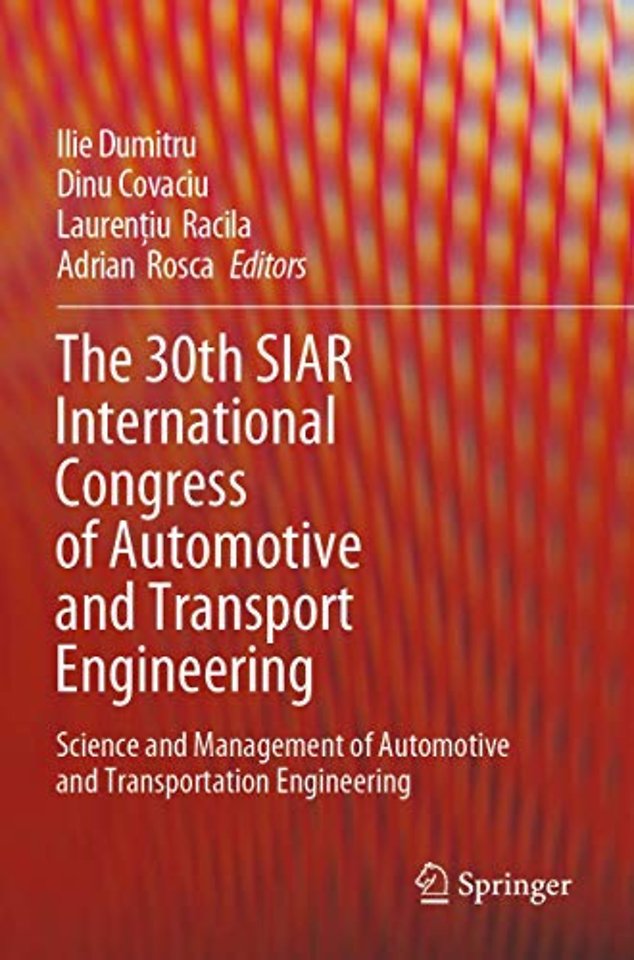 The 30th SIAR International Congress of Automotive and Transport Engineering