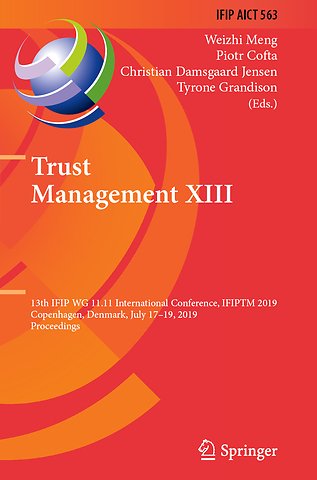 Trust Management XIII