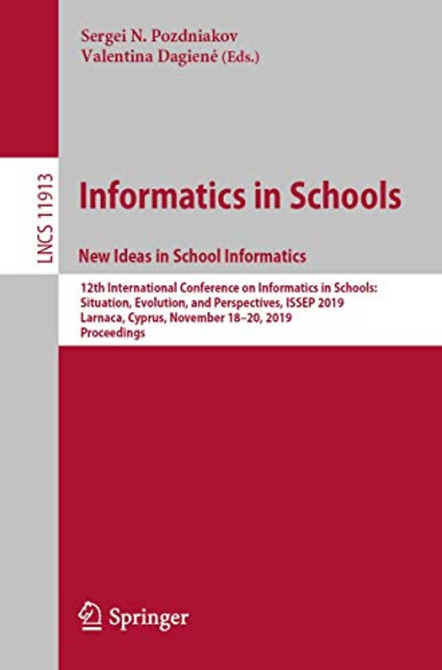 Informatics in Schools. New Ideas in School Informatics