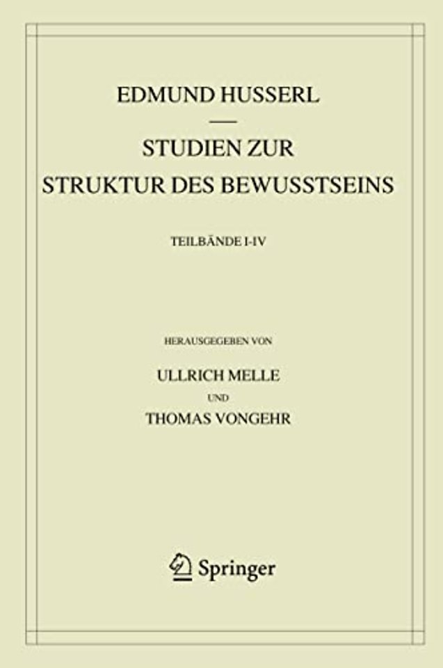 Studien zur Struktur des Bewusstseins