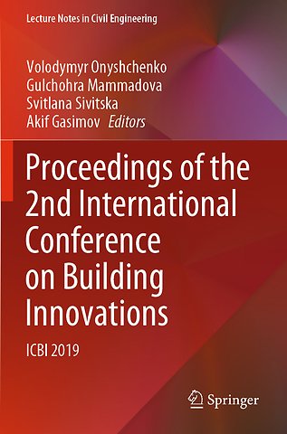 Proceedings of the 2nd International Conference on Building Innovations