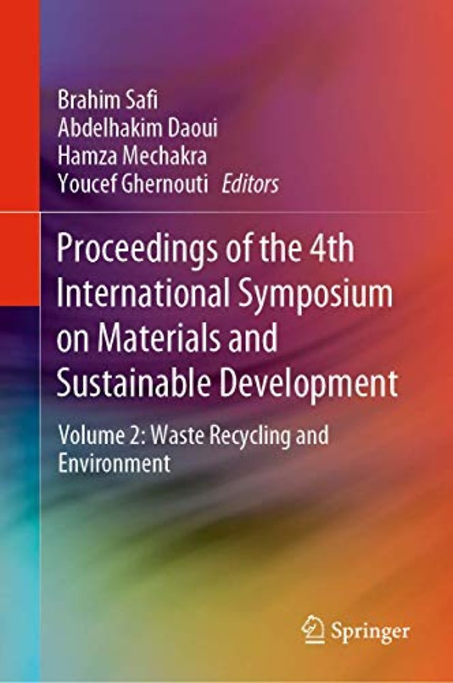 Proceedings of the 4th International Symposium on Materials and Sustainable Development