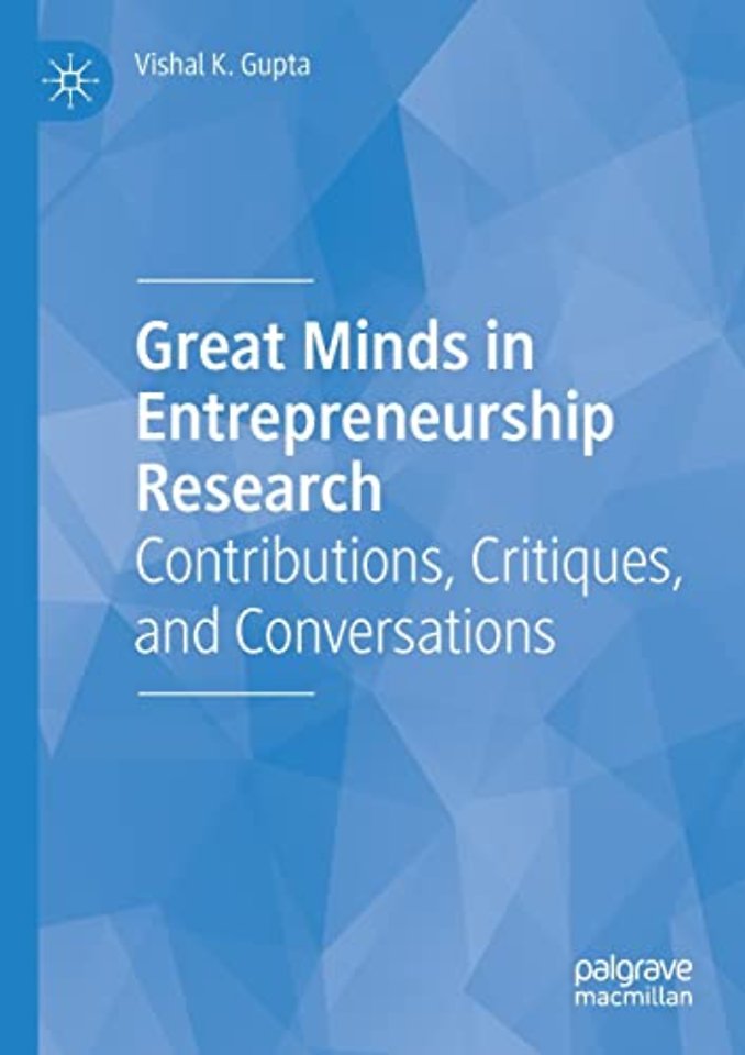 Great Minds in Entrepreneurship Research