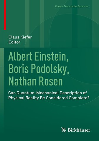 Albert Einstein, Boris Podolsky, Nathan Rosen