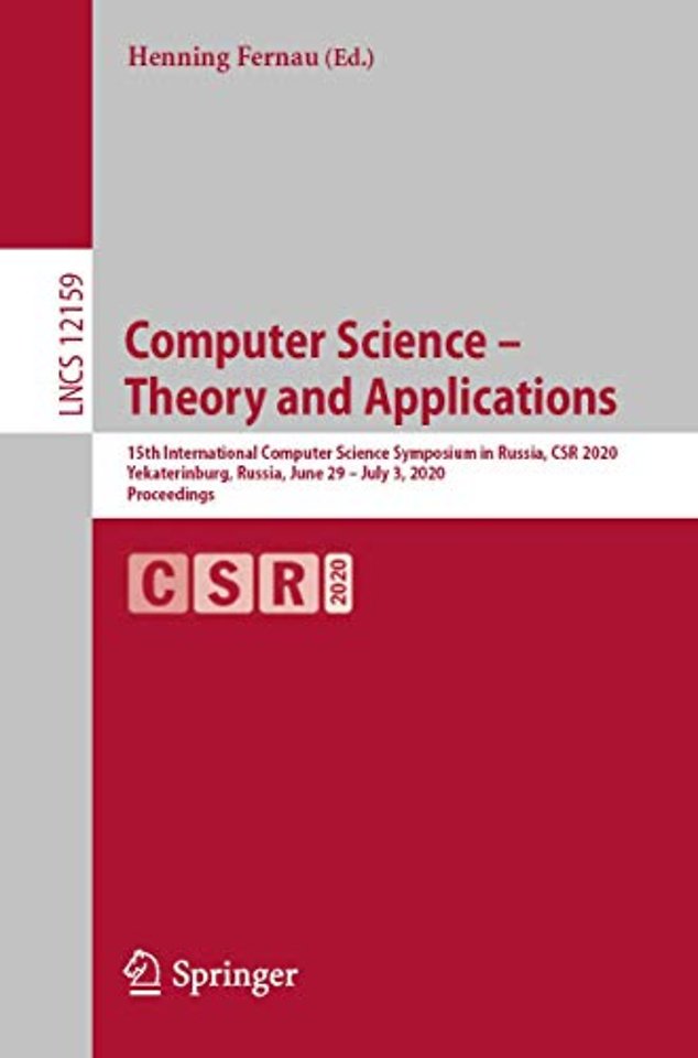 Computer Science – Theory and Applications