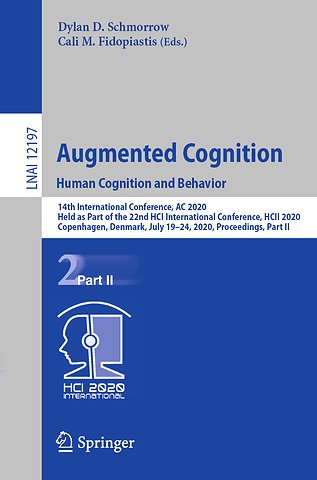 Augmented Cognition. Human Cognition and Behavior