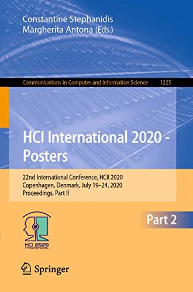 HCI International 2020 - Posters