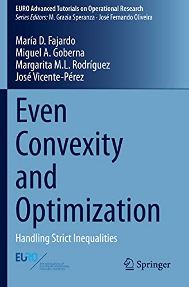 Even Convexity and Optimization