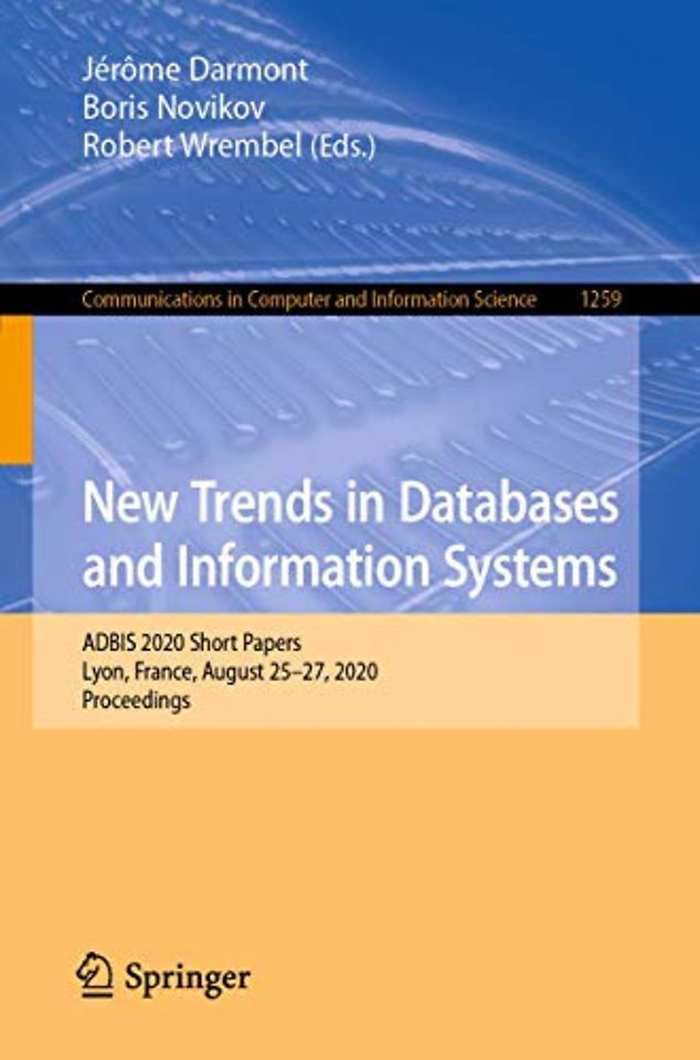 New Trends in Databases and Information Systems