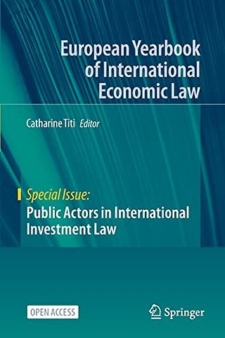 Public Actors in International Investment Law