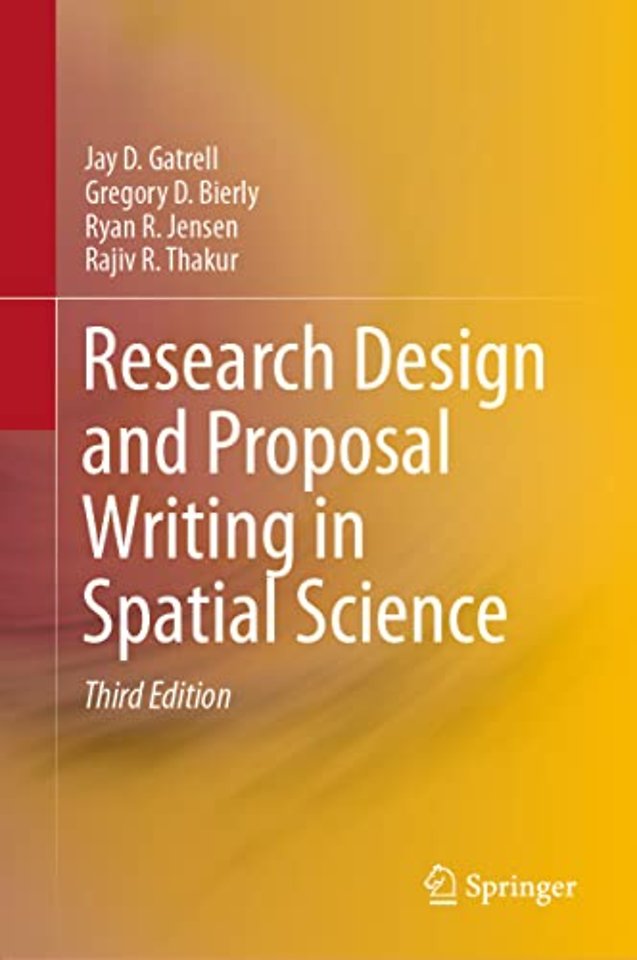 Research Design and Proposal Writing in Spatial Science