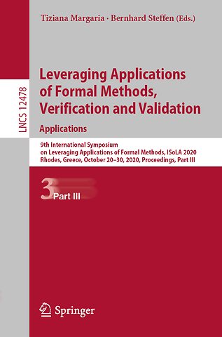Leveraging Applications of Formal Methods, Verification and Validation: Applications