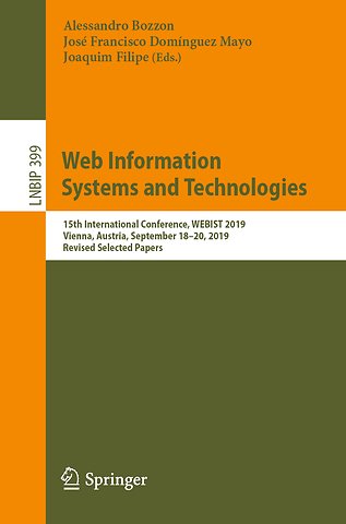 Web Information Systems and Technologies