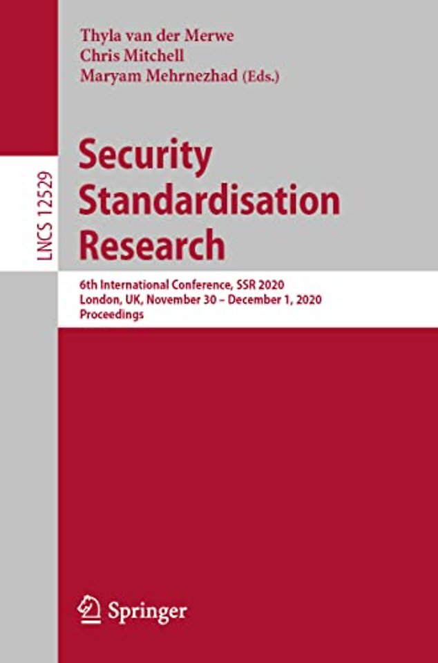 Security Standardisation Research