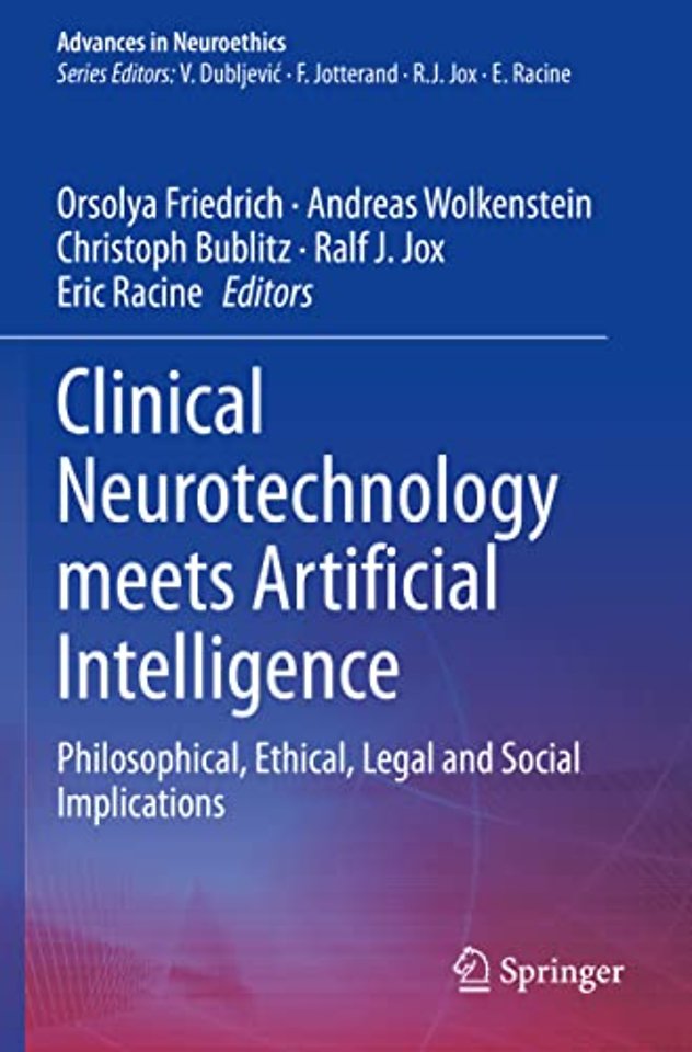 Clinical Neurotechnology meets Artificial Intelligence