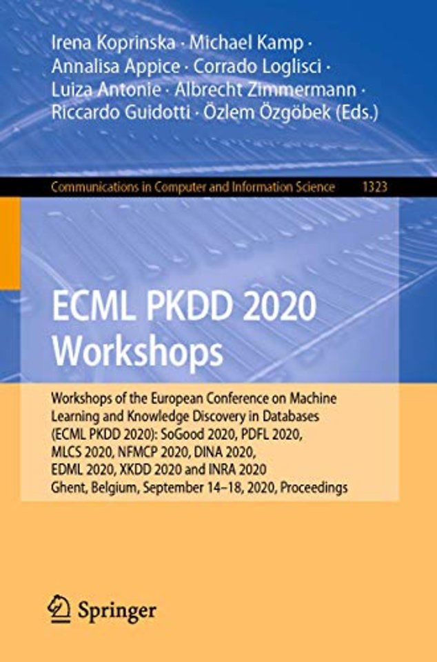ECML PKDD 2020 Workshops