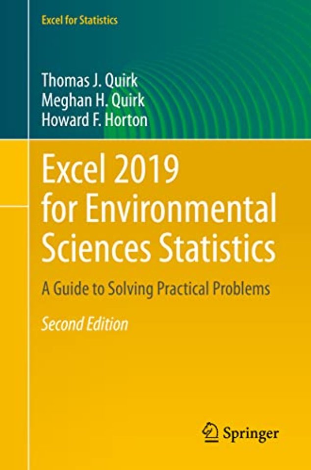 Excel 2019 for Environmental Sciences Statistics
