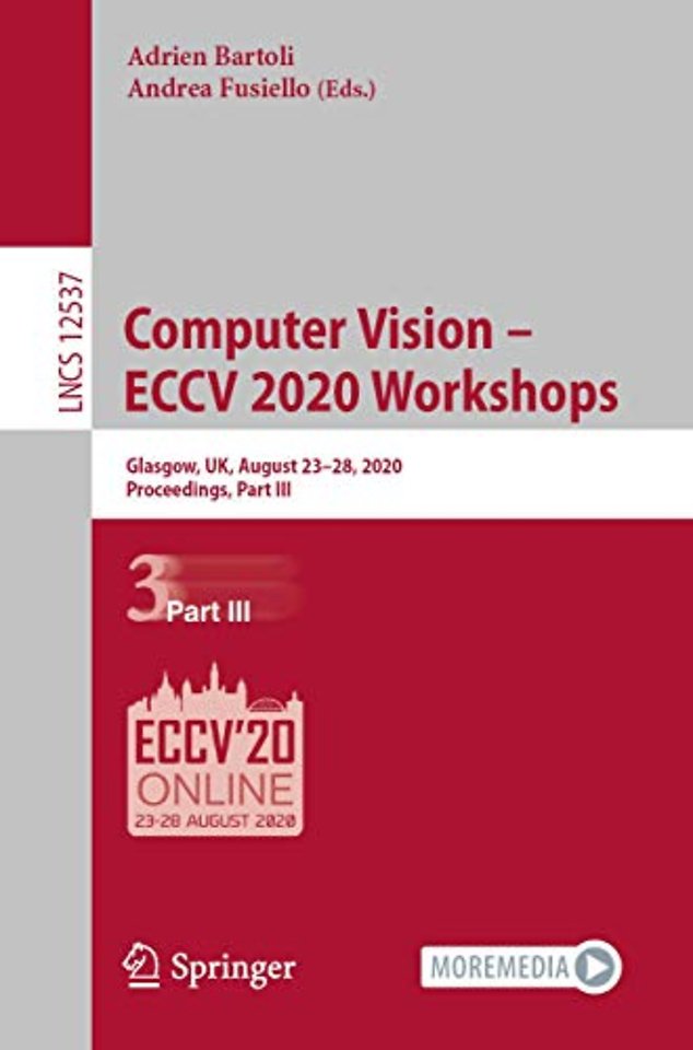 Computer Vision – ECCV 2020 Workshops