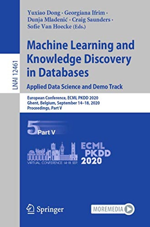 Machine Learning and Knowledge Discovery in Databases. Applied Data Science and Demo Track