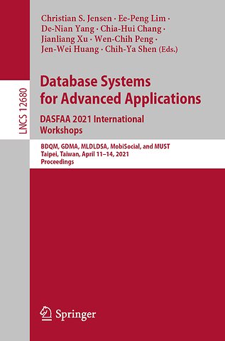 Database Systems for Advanced Applications. DASFAA 2021 International Workshops