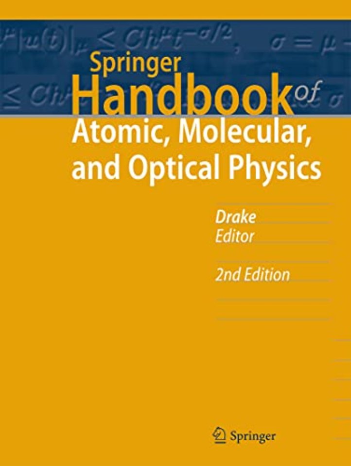 Springer Handbook of Atomic, Molecular, and Optical Physics
