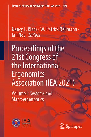 Proceedings of the 21st Congress of the International Ergonomics Association (IEA 2021)
