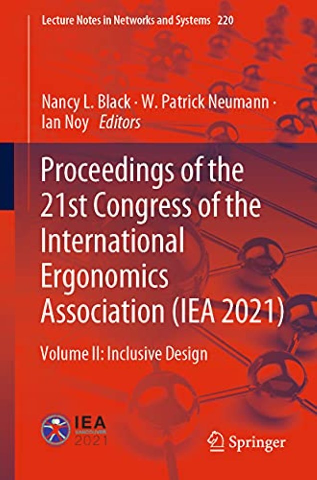 Proceedings of the 21st Congress of the International Ergonomics Association (IEA 2021)