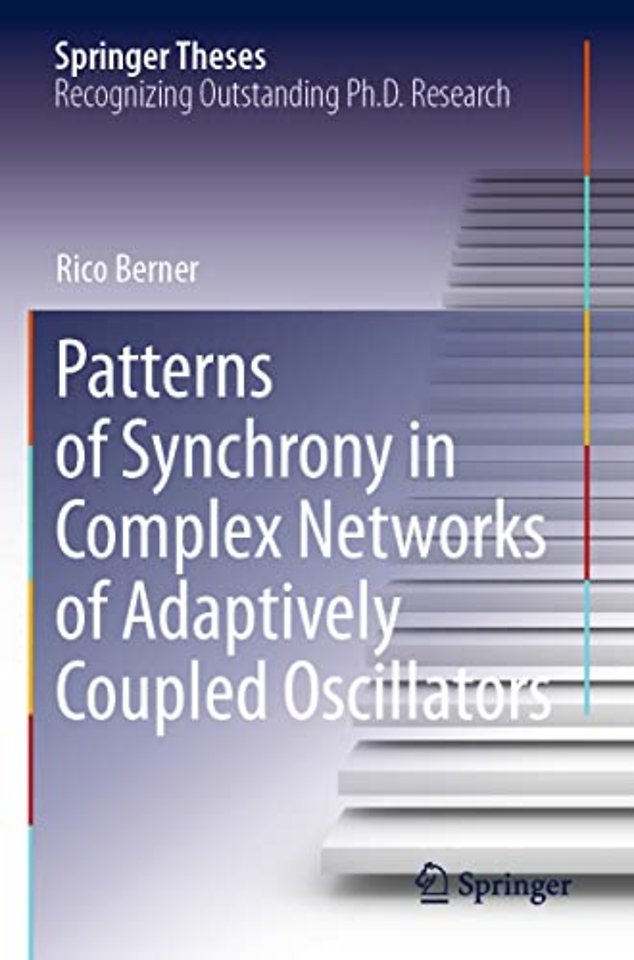 Patterns of Synchrony in Complex Networks of Adaptively Coupled Oscillators