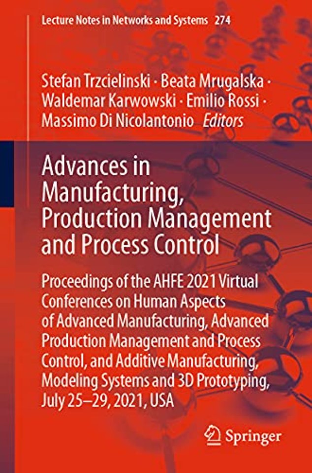 Advances in Manufacturing, Production Management and Process Control