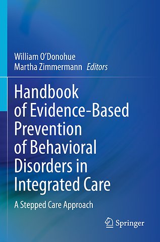 Handbook of Evidence-Based Prevention of Behavioral Disorders in Integrated Care