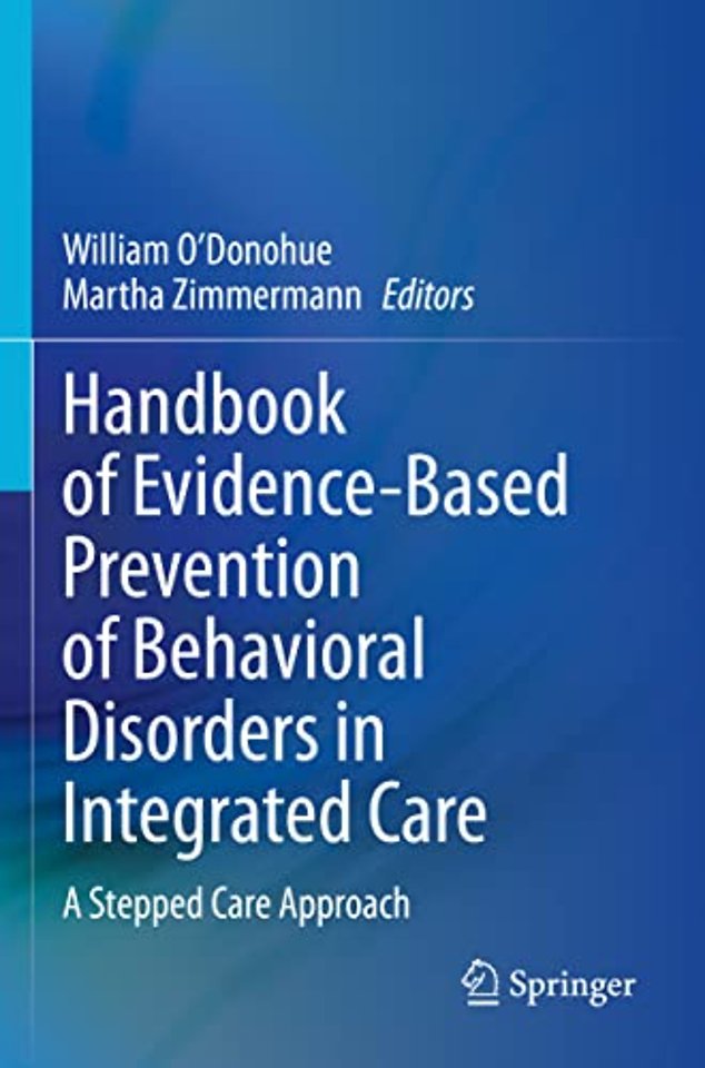 Handbook of Evidence-Based Prevention of Behavioral Disorders in Integrated Care