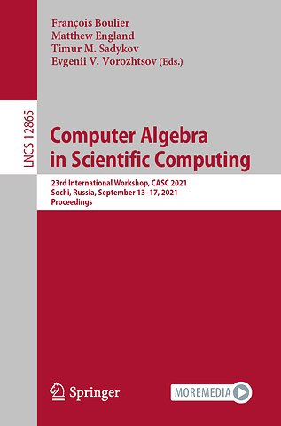 Computer Algebra in Scientific Computing