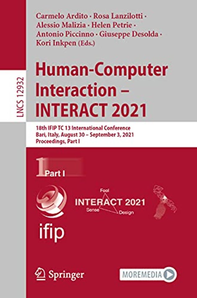 Human-Computer Interaction – INTERACT 2021