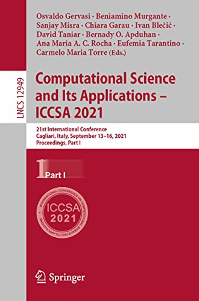 Computational Science and Its Applications – ICCSA 2021