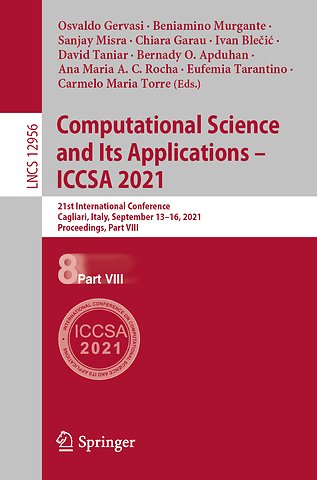 Computational Science and Its Applications – ICCSA 2021