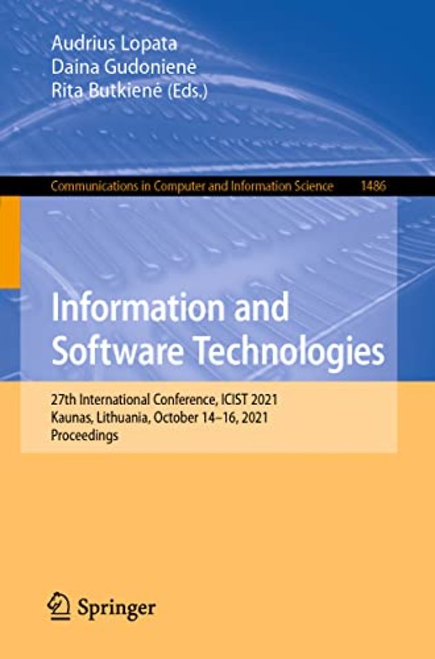 Information and Software Technologies