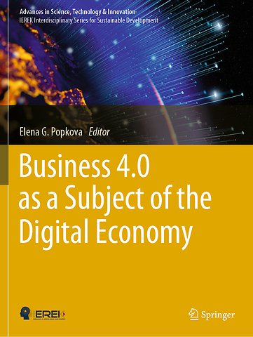Business 4.0 as a Subject of the Digital Economy