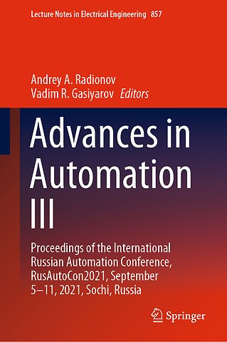 Advances in Automation III