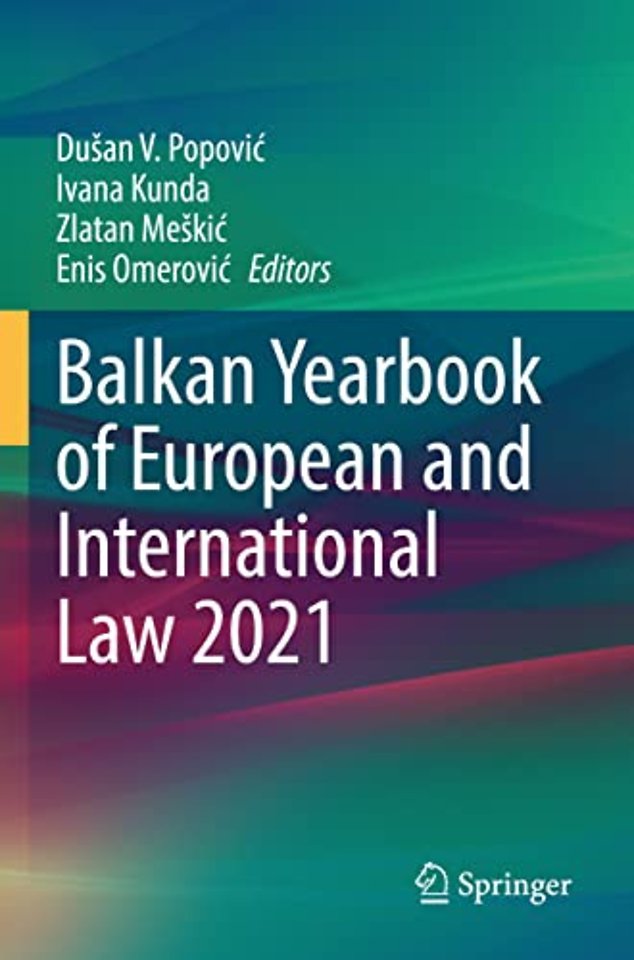 Balkan Yearbook of European and International Law 2021