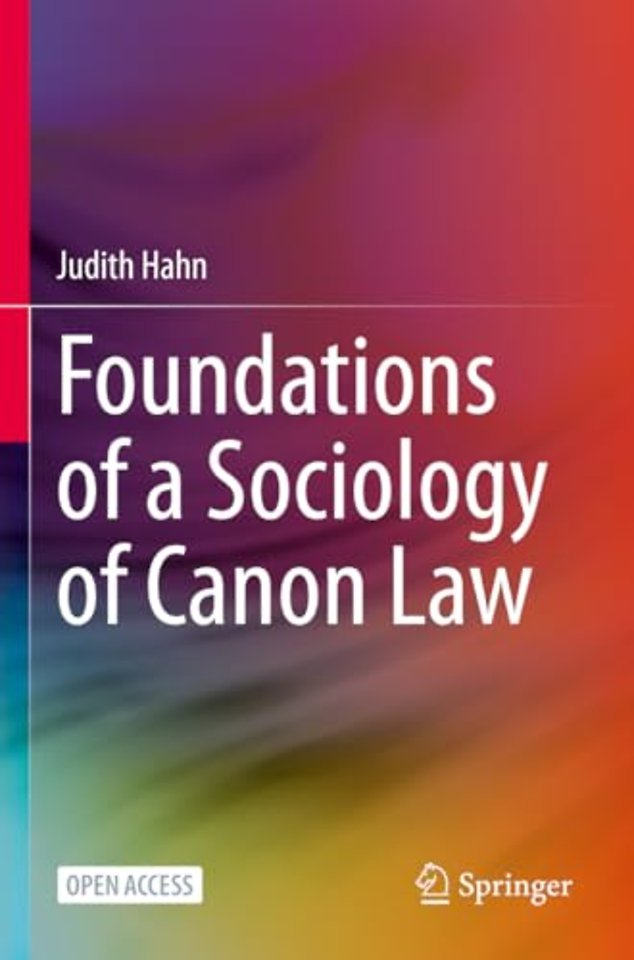 Foundations of a Sociology of Canon Law