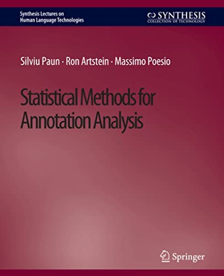 Statistical Methods for Annotation Analysis