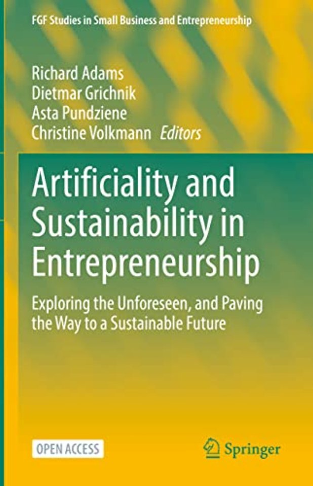 Artificiality and Sustainability in Entrepreneurship