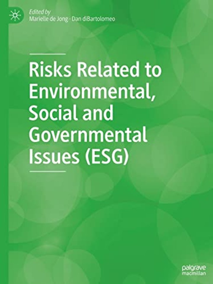 Risks Related to Environmental, Social and Governmental Issues (ESG)