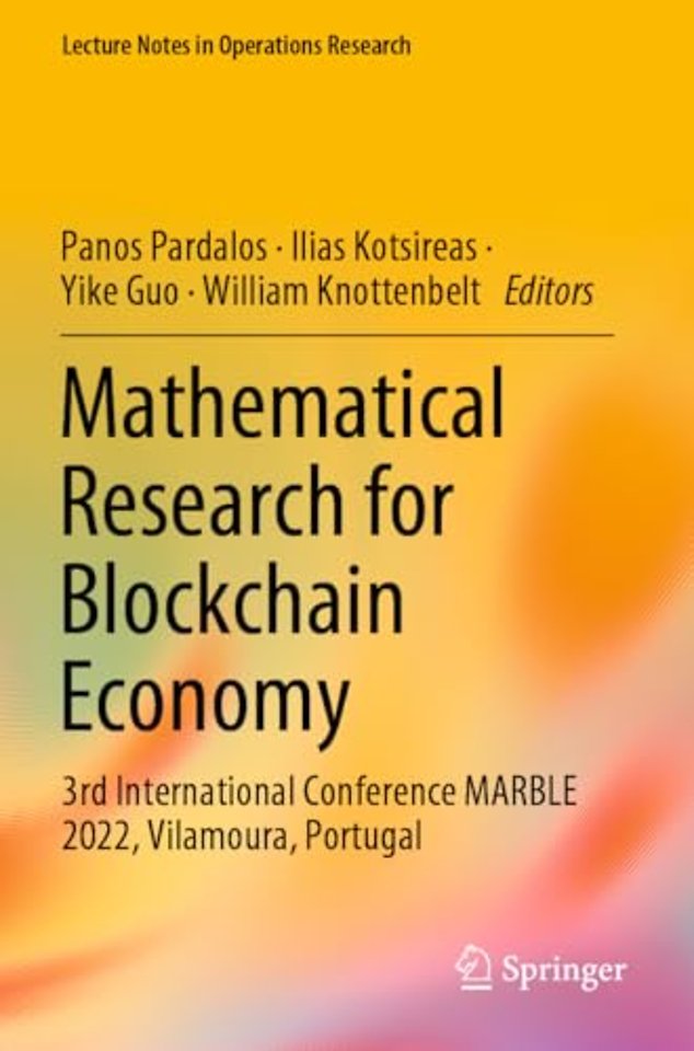 Mathematical Research for Blockchain Economy