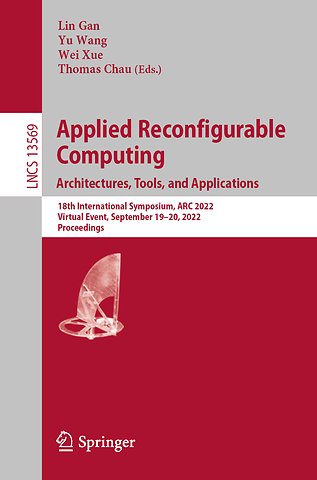 Applied Reconfigurable Computing. Architectures, Tools, and Applications