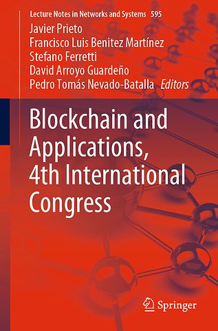 Blockchain and Applications, 4th International Congress