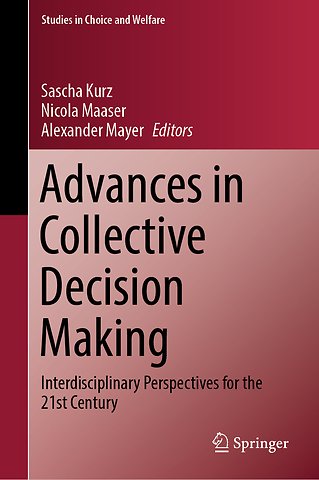 Advances in Collective Decision Making