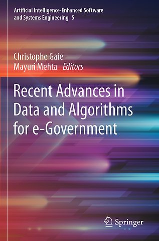Recent Advances in Data and Algorithms for e-Government